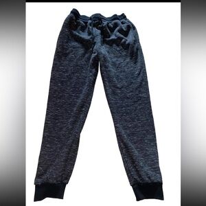 Men’s Jogger Pants With Fleece Lining size large, Black/gray